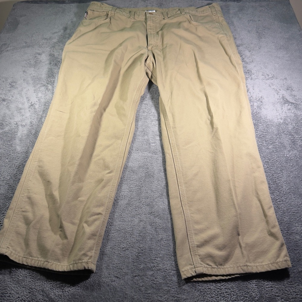 Carhartt FR Flame Resistant Work Pants Khaki Tan CAT 2 44x30 NFPA 2112 Mens